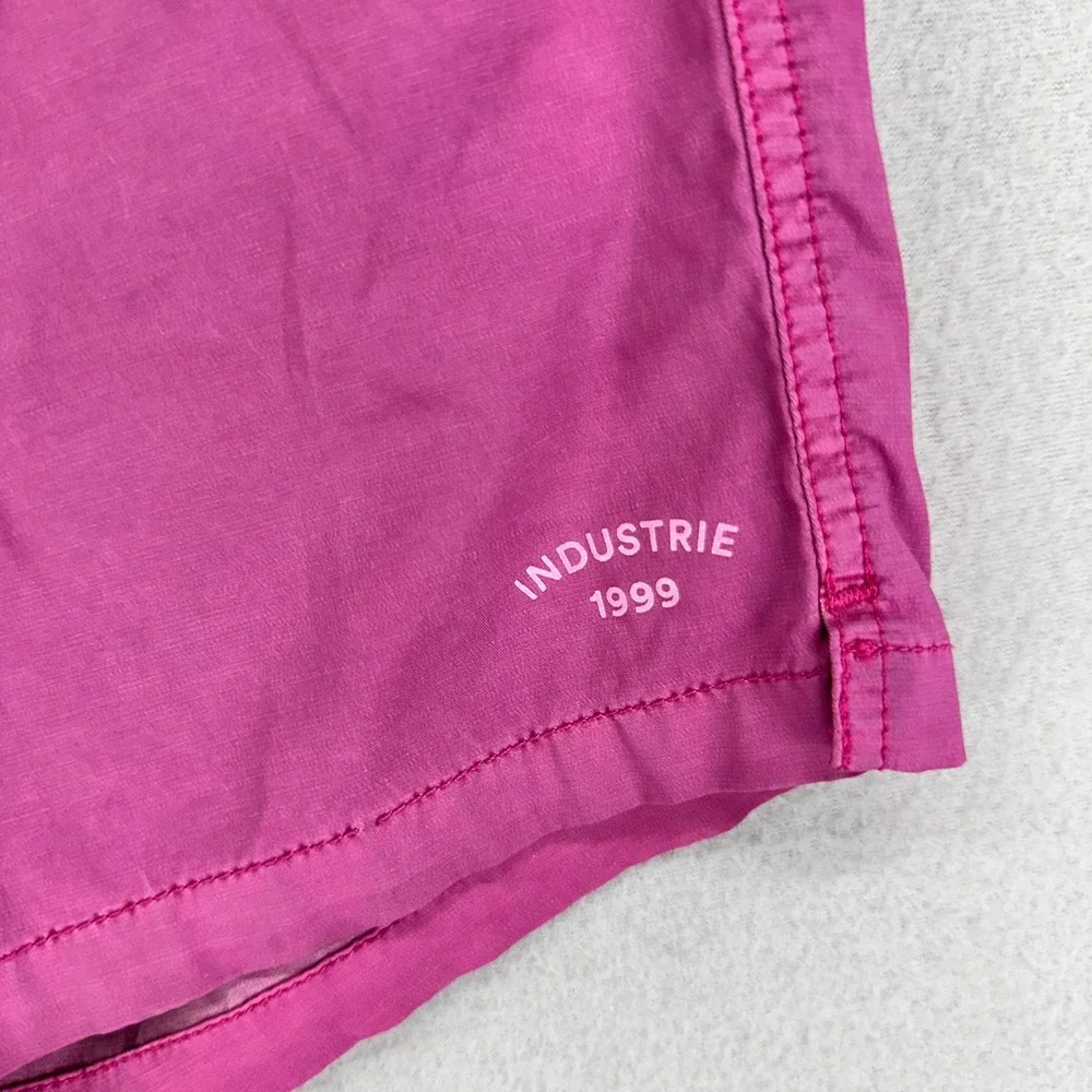 Industrie Australia Boardshorts Mens Medium Pink Nylon Stretch Surf Beach Swim‎